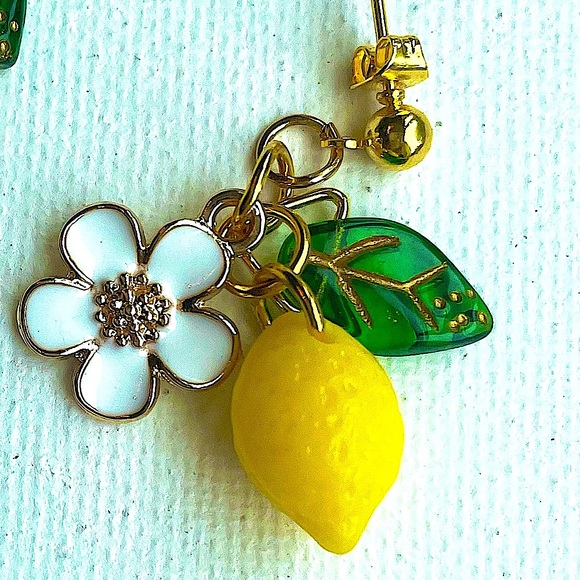 Anthro 🍋 Lemon 🍋 Earrings - Picture 3 of 7